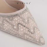 Viditi Amelie Heels 7 cm | Shoes | Sepatu Import Wanita | Hak Tinggi | Pesta | Wedding