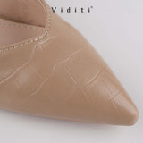Viditi Milan Croco Block Heels 5 cm