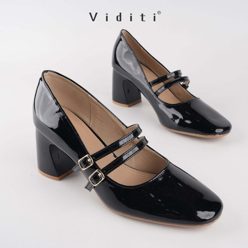 Viditi Celina Block Heels 7 cm | Shoes | Sepatu Import Wanita | Nikahan | Wisuda | Sangjit | Prewed