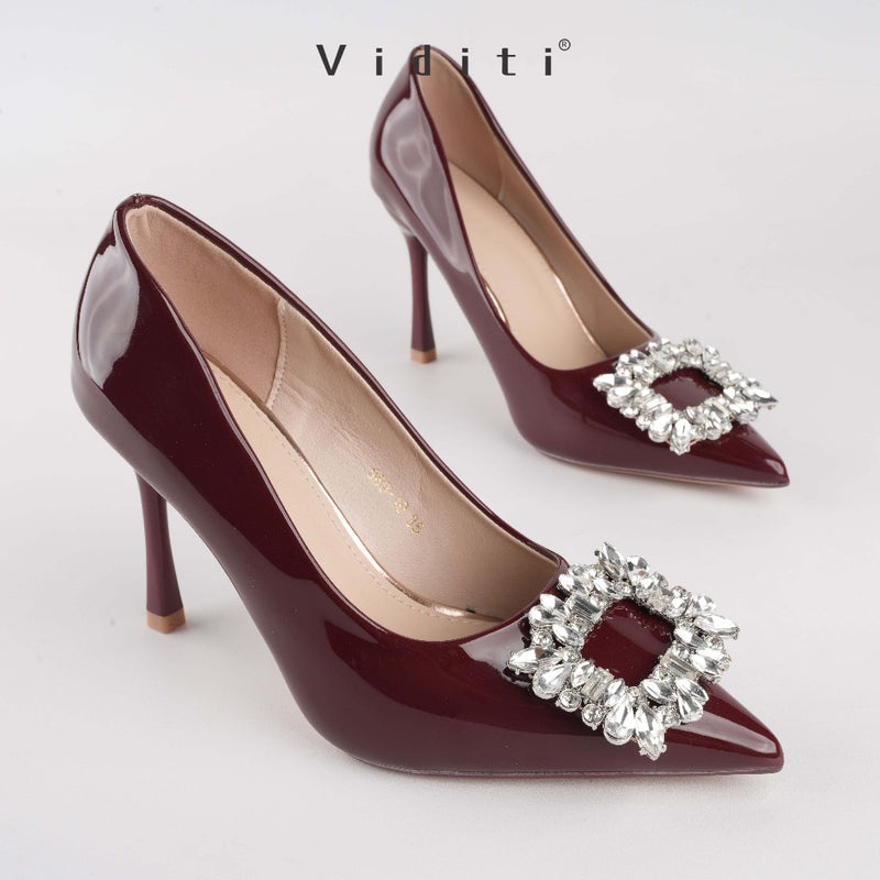 Viditi Nancy High Heels 9 cm | Shoes | Sepatu Import Wanita | Hak Tinggi | Pesta | Wedding