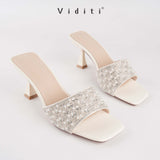 Viditi Caira Sandal 7 cm | Shoes | Sendal Import Wanita | Santai | Jalan | Harian | Heels