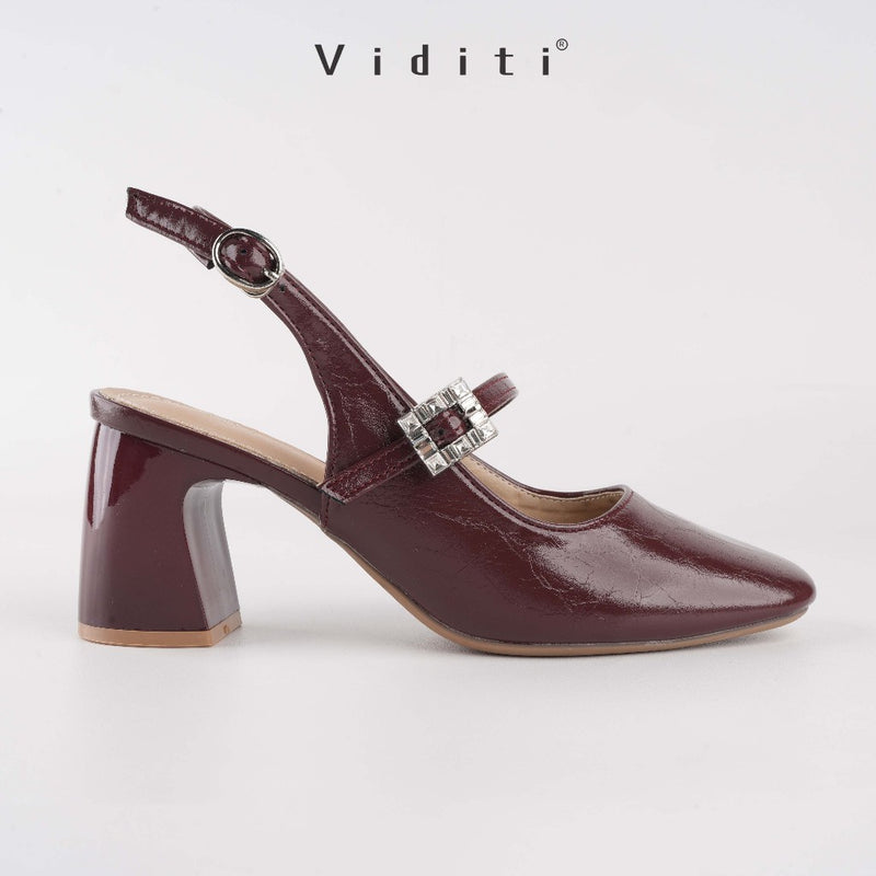 Viditi Annie Block Heels 7 cm | Shoes | Sepatu Import Wanita | Nikahan | Wisuda | Sangjit | Prewed