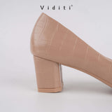 Viditi Freya Croco Block Heels