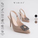 Crystal Sling Back 9 cm by Viditi