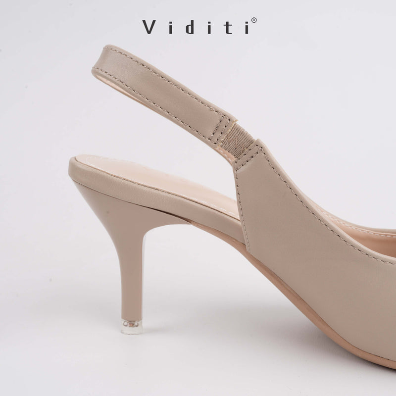 Viditi Sella Leather Heels 6 cm | Shoes | Sepatu Import Wanita | Tumit | Polos | Pesta
