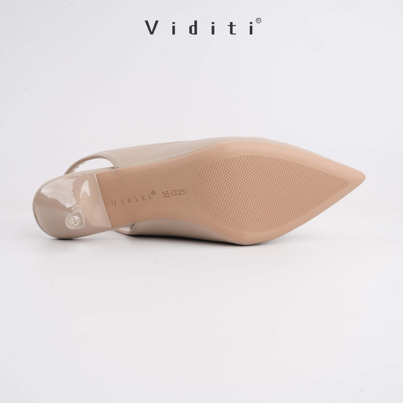 Viditi Miya Leather Heels 4 cm | Shoes | Sepatu Import Wanita | Hak Tinggi | Pesta