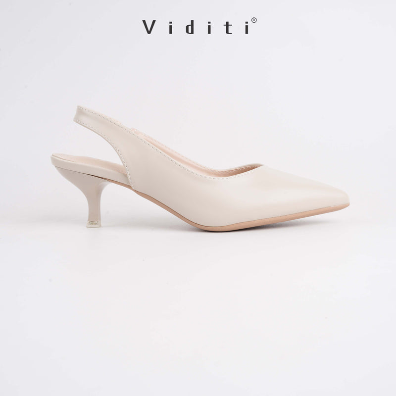 Viditi Miya Doff Heels 4 cm | Shoes | Sepatu Import Wanita | Wedding | Nikahan | Polos | Kerja