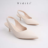Viditi Miya Leather Heels 4 cm | Shoes | Sepatu Import Wanita | Hak Tinggi | Pesta