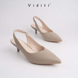 Viditi Miya Leather Heels 4 cm | Shoes | Sepatu Import Wanita | Hak Tinggi | Pesta