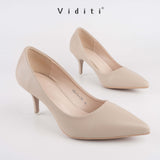 Viditi Grace Leather Heels 6 cm | Shoes | Sepatu Import Wanita | Tumit | Hak Tinggi | Polos | Pesta