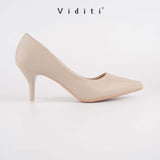 Viditi Grace Leather Heels 6 cm | Shoes | Sepatu Import Wanita | Tumit | Hak Tinggi | Polos | Pesta