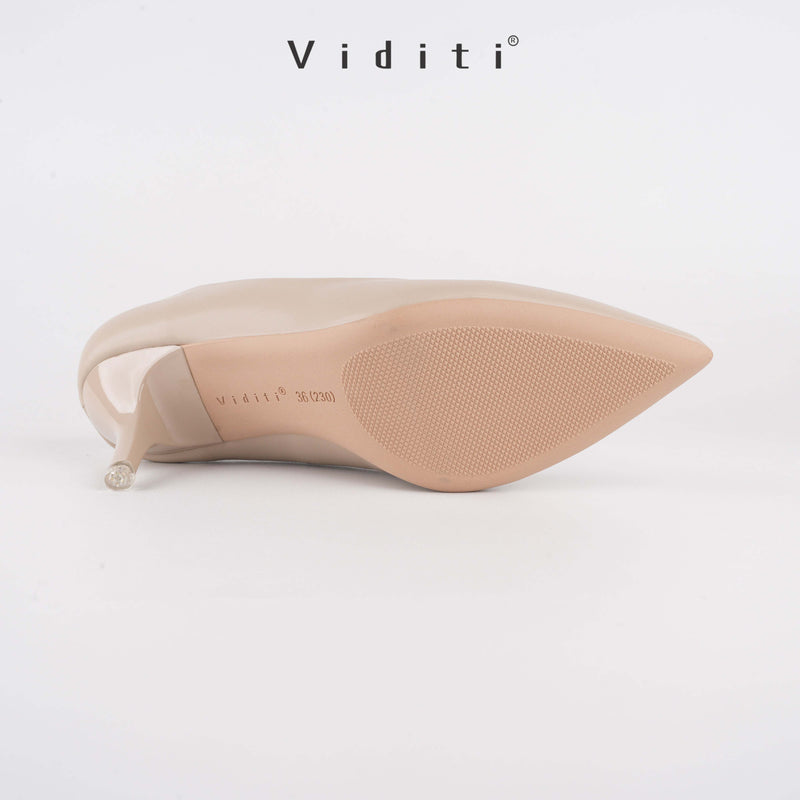 Viditi Grace Leather Heels 6 cm | Shoes | Sepatu Import Wanita | Tumit | Hak Tinggi | Polos | Pesta