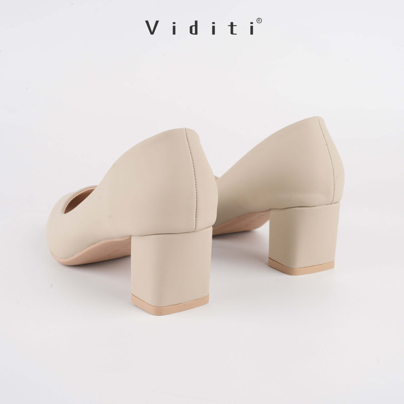 Viditi Freya Doff Block Heels 4 cm | Shoes | Sepatu Import Wanita | Tumit | Hak Tinggi | Pesta