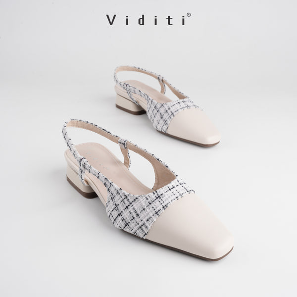 Yuki Sling Back Block Heels 3 cm by Viditi