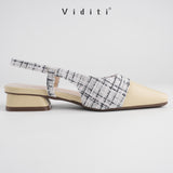 Yuki Sling Back Block Heels 3 cm by Viditi