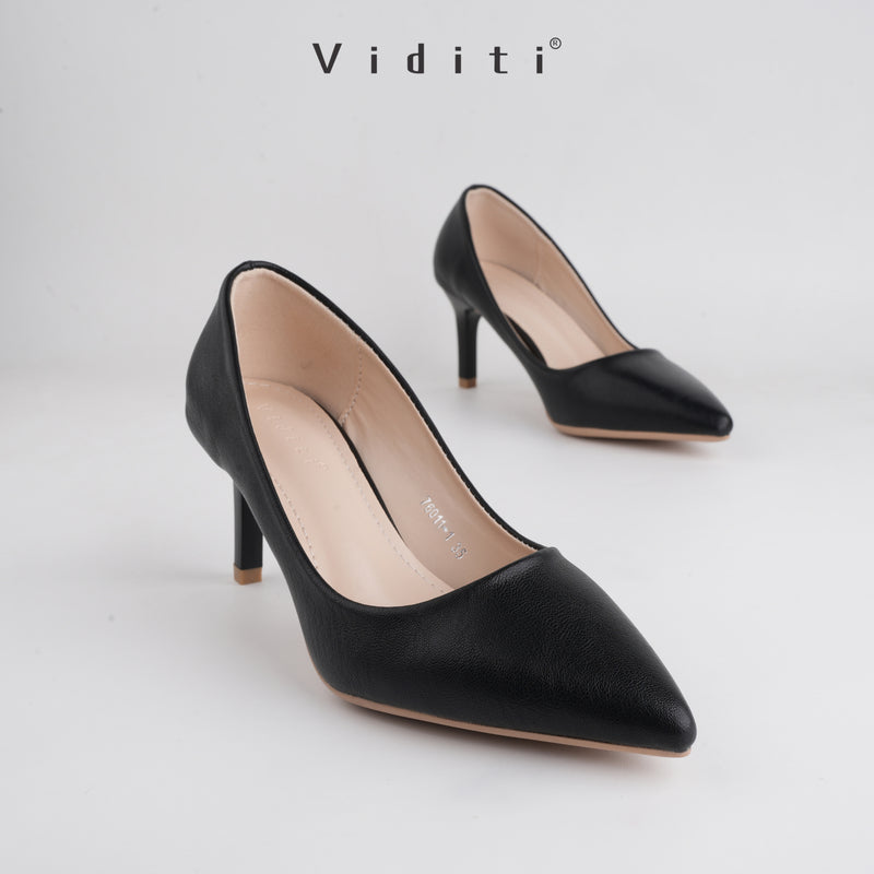 Viditi Luna Heels 7 cm | Shoes | Sepatu Import Wanita | Tumit | Hak Tinggi | Polos | Pesta | Wedding