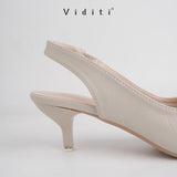 Viditi Crystal Sling Back Heels 4 cm | Shoes | Sepatu Import Wanita | Tumit | Hak Tinggi