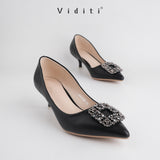 Viditi Crystal Heels 4 cm | Shoes | Sepatu Import Wanita | Tumit | Hak Tinggi | Wedding | Seserahan