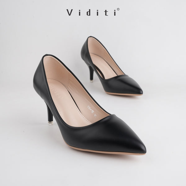 Viditi Grace Doff Heels 6 cm | Shoes | Sepatu Import Wanita | Hak Tinggi | Polos | Pesta | Wedding