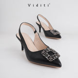 Crystal Sling Back 6 cm by Viditi