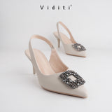 Crystal Sling Back 6 cm by Viditi