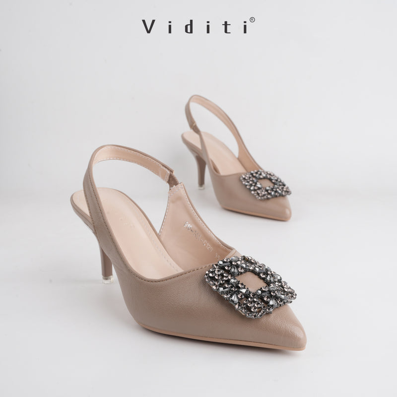 Crystal Sling Back 6 cm by Viditi
