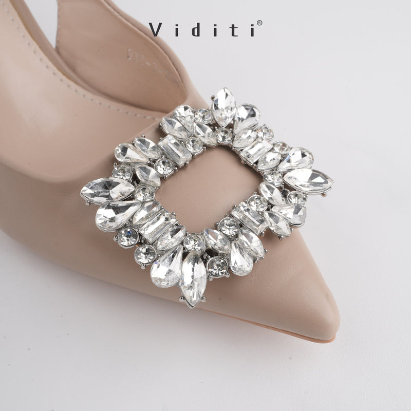Viditi Ciara Sling Back Heels 5 cm | Shoes | Sepatu Import Wanita | Wedding | Wisuda | Seserahan