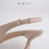 Viditi Ciara Sling Back Heels 5 cm | Shoes | Sepatu Import Wanita | Wedding | Wisuda | Seserahan