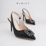 Crystal Sling Back 9 cm by Viditi