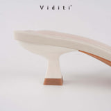 Viditi Viviana Mules Heels 3 cm