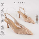 Viditi Seraphine Sling Back Heels 8 cm