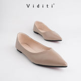 Viditi Myra Leather Flat Shoes // Sepatu Import Wanita // Lepes // Teplek // Kerja // Kuliah // Kantor