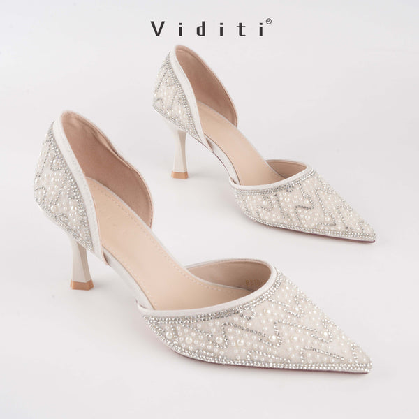 Viditi Amelie Heels 7 cm | Shoes | Sepatu Import Wanita | Hak Tinggi | Pesta | Wedding
