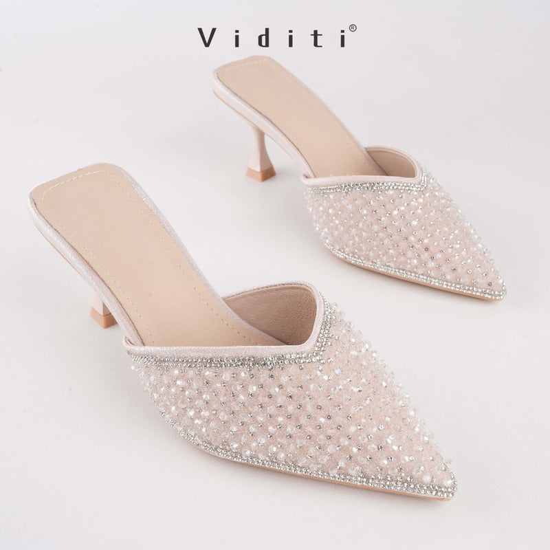 Viditi Junia Mules Heels 5 cm | Shoes | Sepatu Import Wanita | Pesta | Wisuda | Kerja
