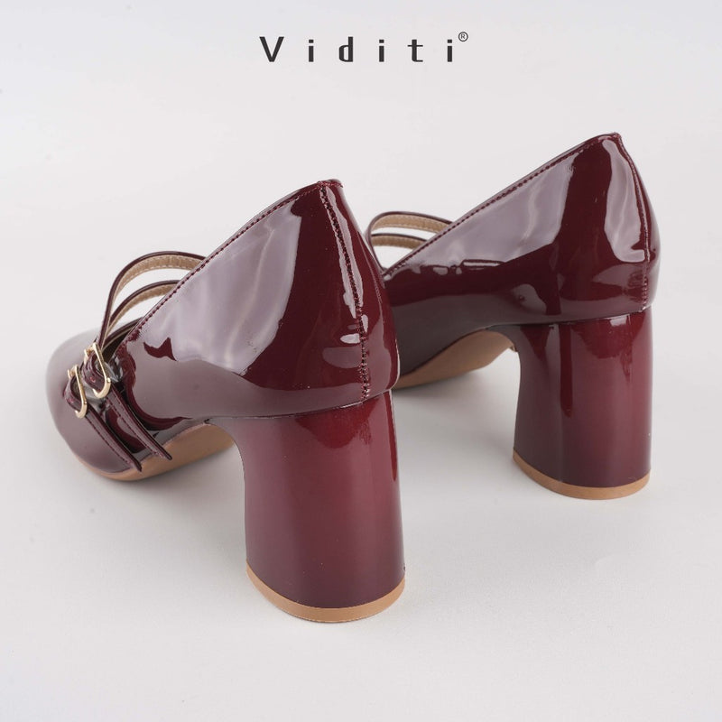 Viditi Celina Block Heels 7 cm | Shoes | Sepatu Import Wanita | Nikahan | Wisuda | Sangjit | Prewed
