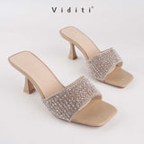 Viditi Lorine Sandal 7 cm | Shoes | Sendal Import Wanita | Santai | Jalan | Harian | Block Heels