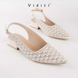 Viditi Caira Sling Back Block Heels 3cm
