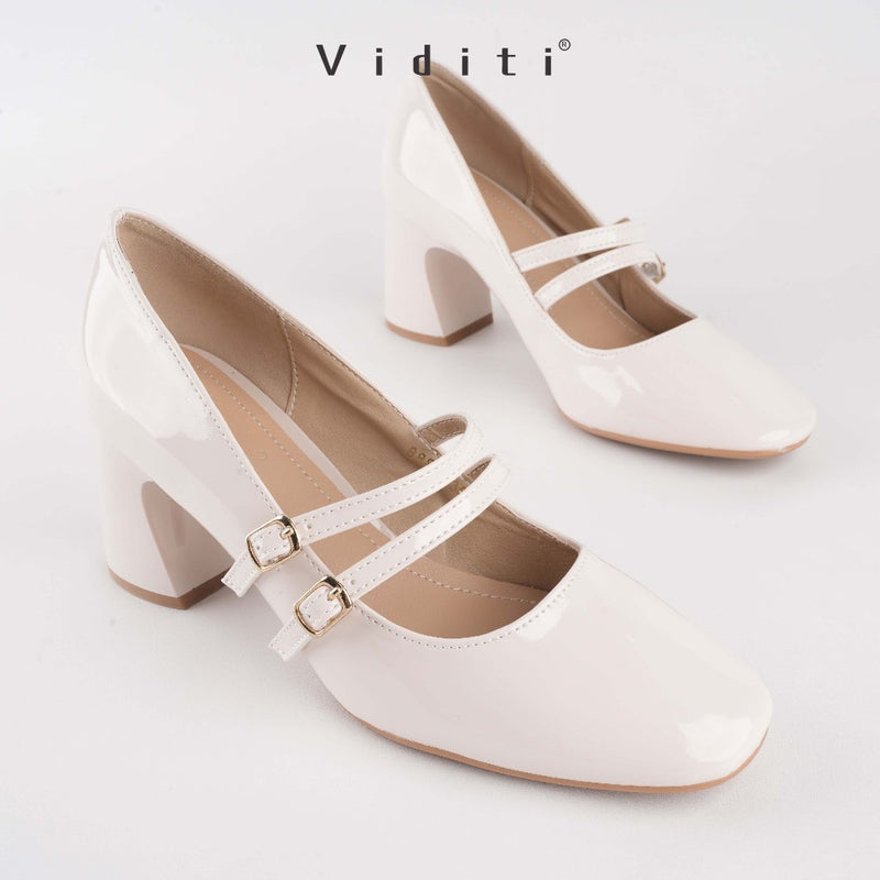 Viditi Celina Block Heels 7 cm | Shoes | Sepatu Import Wanita | Nikahan | Wisuda | Sangjit | Prewed