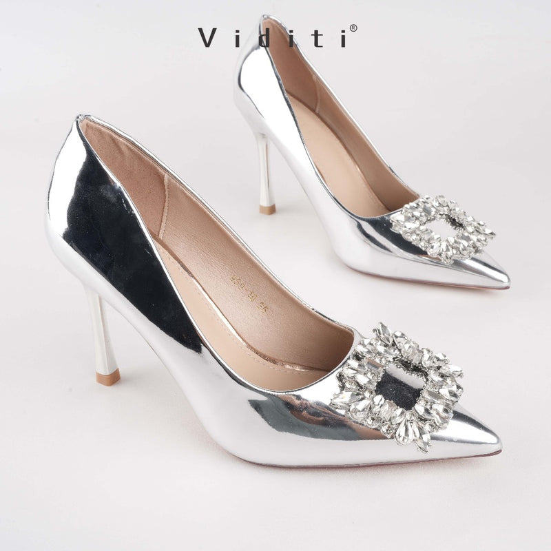 Viditi Nancy High Heels 9 cm | Shoes | Sepatu Import Wanita | Hak Tinggi | Pesta | Wedding