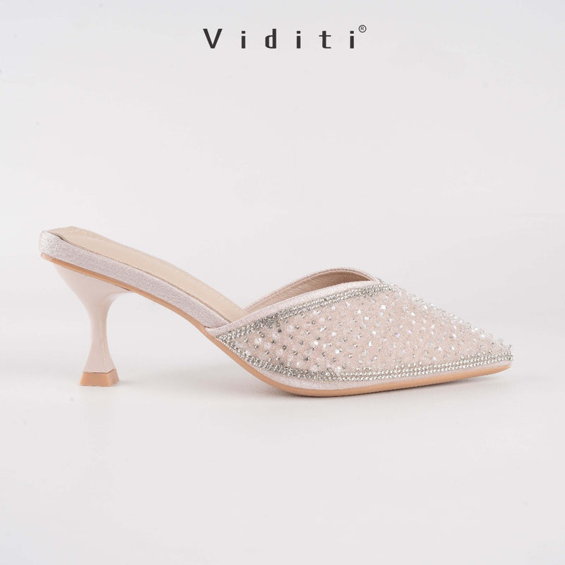 Viditi Junia Mules Heels 5 cm | Shoes | Sepatu Import Wanita | Pesta | Wisuda | Kerja
