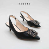 Crystal Sling Back 4 cm By Viditi