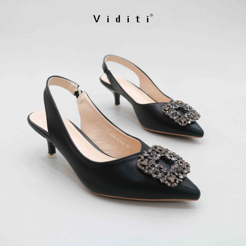 Crystal Sling Back 4 cm By Viditi