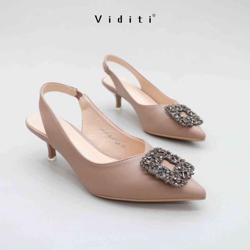 Crystal Sling Back 4 cm By Viditi