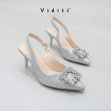 Marlene Sling Back Heels 6 cm by Viditi