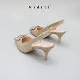 Marlene Sling Back Heels 6 cm by Viditi