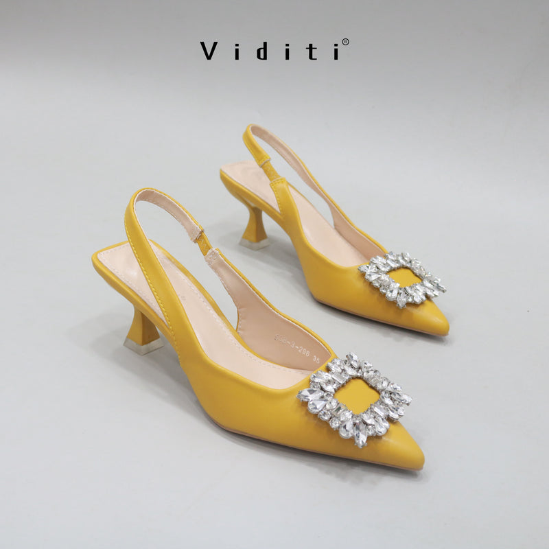 Ciara Sling Back Heels 5 cm by Viditi