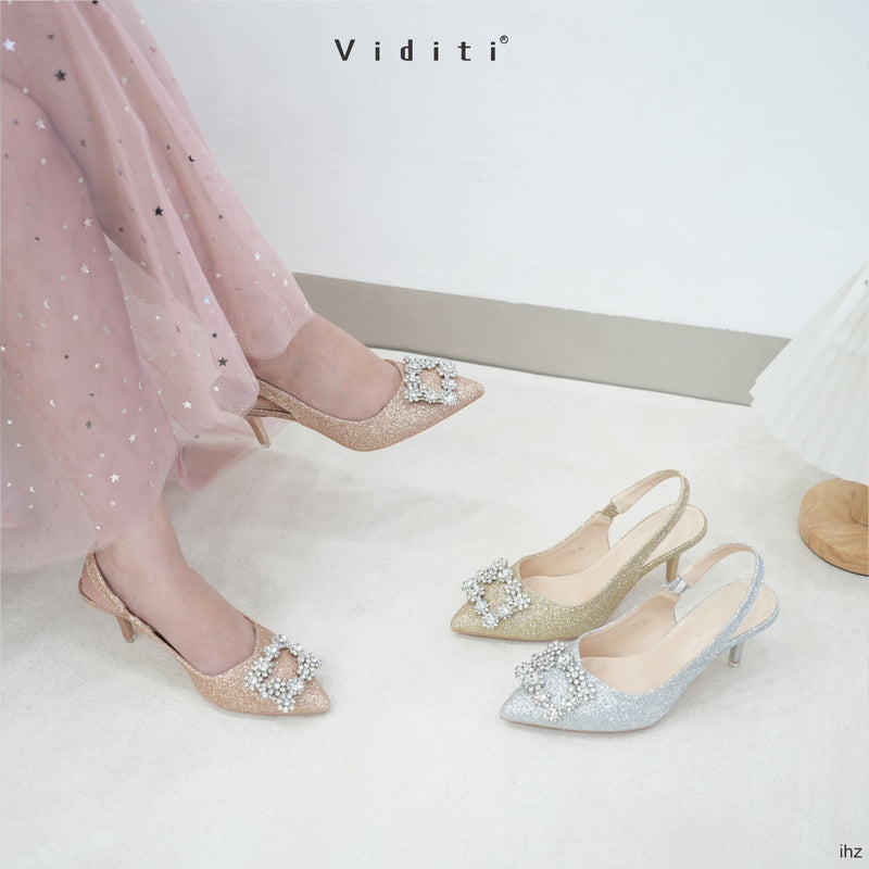 Marlene Sling Back Heels 6 cm by Viditi